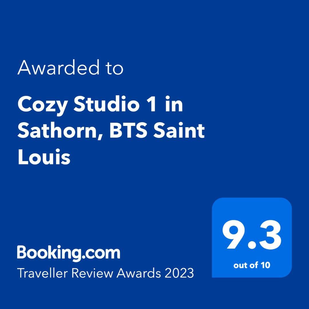 Cozy Studio 1 In Sathorn, Bts Saint Louis Bangkok Eksteriør bilde